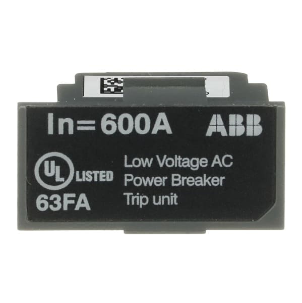 ABB - Rating Plug 600 E1.2..E6.2 UL Black Bemessungsstrommodul