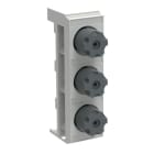 ABB - D-Sicherungssockel 3P 63A Rahmenklemmen DIII E33 Breite 57mm Phasenabstand 60mm