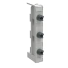 ABB - D-Sicherungssockel 3P 63A m Rahmenklemmen D02 E18 Breite 27mm Phasenabstand 60mm