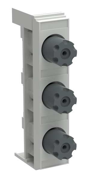 ABB - D-Sicherungssockel 3P 25A m Rahmenklemmen DII E27 Breite 42mm Phasenabstand 60mm
