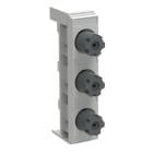 ABB - D-Sicherungssockel 3P 25A m Rahmenklemmen DII E27 Breite 42mm Phasenabstand 60mm