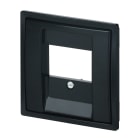 BUSCH-JAEGER - Zentralscheibe Steckdose TDO anthrazit - Plattform 63