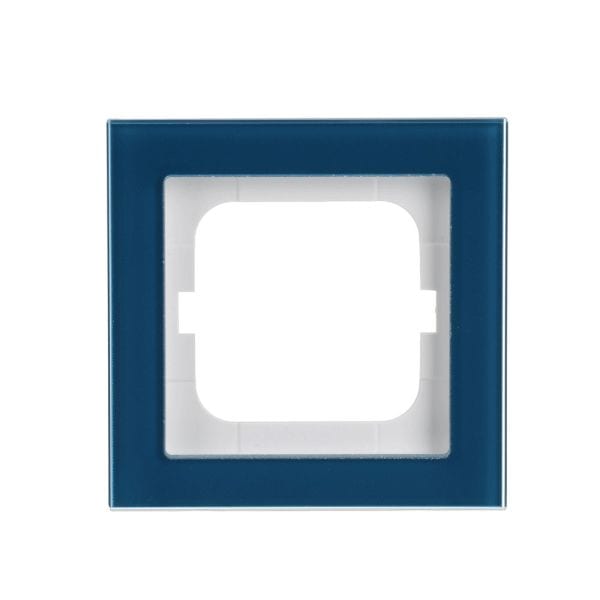 BUSCH-JAEGER - Abdeckrahmen 1-fach Glas Ozean - Busch-axcent pur