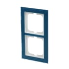 BUSCH-JAEGER - Abdeckrahmen 2-fach Glas Ozean - Busch-axcent pur
