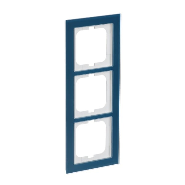BUSCH-JAEGER - Abdeckrahmen 3-fach Glas Ozean - Busch-axcent pur