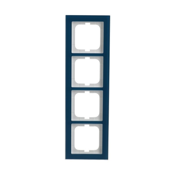 BUSCH-JAEGER - Abdeckrahmen 4-fach Glas Ozean - Busch-axcent pur