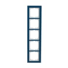 BUSCH-JAEGER - Abdeckrahmen 5-fach Glas Ozean - Busch-axcent pur