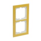 BUSCH-JAEGER - Abdeckrahmen 2-fach Glas Sonne - Busch-axcent pur