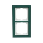 BUSCH-JAEGER - Abdeckrahmen 2-fach Glas Avocado - Busch-axcent pur