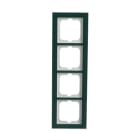 BUSCH-JAEGER - Abdeckrahmen 4-fach Glas Avocado - Busch-axcent pur