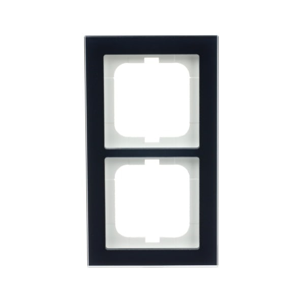 BUSCH-JAEGER - Abdeckrahmen 2-fach Glas Purpur - Busch-axcent pur