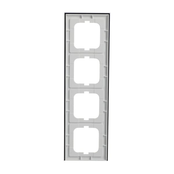 BUSCH-JAEGER - Abdeckrahmen 4-fach Glas Purpur - Busch-axcent pur