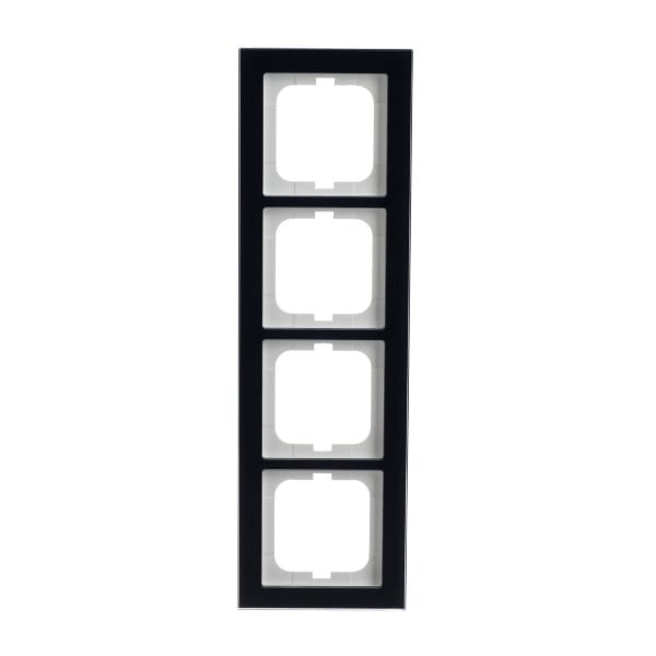 BUSCH-JAEGER - Abdeckrahmen 4-fach Glas Purpur - Busch-axcent pur