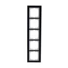 BUSCH-JAEGER - Abdeckrahmen 5-fach Glas Purpur - Busch-axcent pur