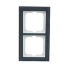 BUSCH-JAEGER - Abdeckrahmen 2-fach Glas Auster - Busch-axcent pur