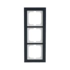 BUSCH-JAEGER - Abdeckrahmen 3-fach Glas Auster - Busch-axcent pur