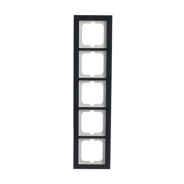 BUSCH-JAEGER - Abdeckrahmen 5-fach Glas Auster - Busch-axcent pur