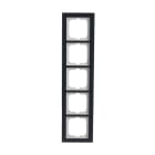 BUSCH-JAEGER - Abdeckrahmen 5-fach Glas Auster - Busch-axcent pur