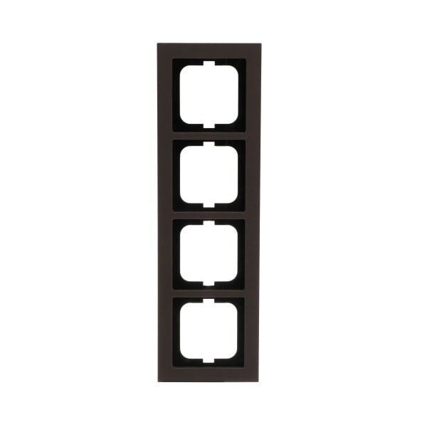 BUSCH-JAEGER - Abdeckrahmen 4-fach papierbraun - Busch-axcent pur
