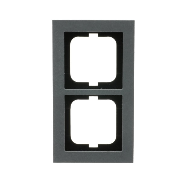 BUSCH-JAEGER - Abdeckrahmen 2-fach betongrau - Busch-axcent pur
