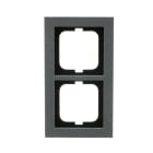 BUSCH-JAEGER - Abdeckrahmen 2-fach betongrau - Busch-axcent pur