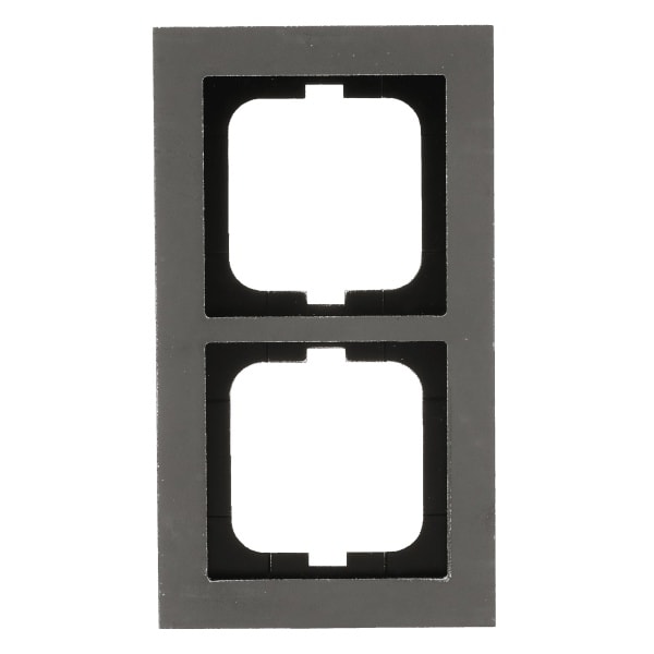 BUSCH-JAEGER - Abdeckrahmen 2-fach betongrau - Busch-axcent pur