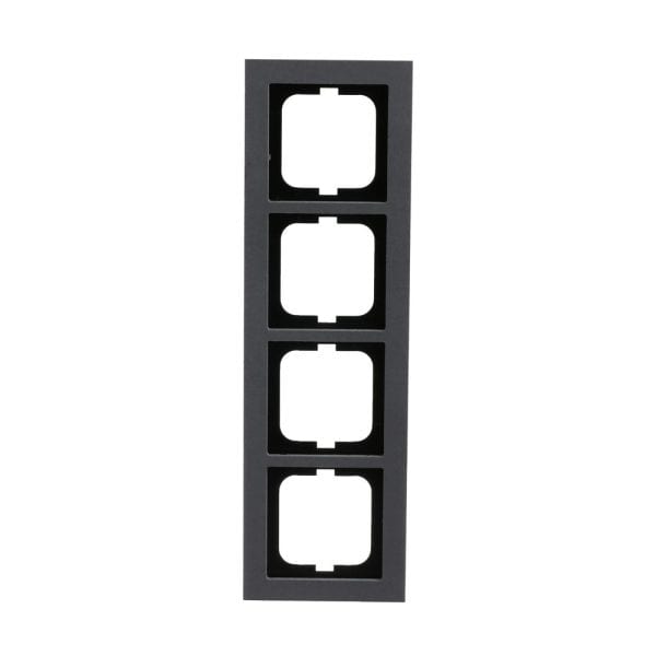 BUSCH-JAEGER - Abdeckrahmen 4-fach betongrau - Busch-axcent pur