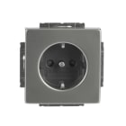 BUSCH-JAEGER - SCHUKO-Einsatz Safety+ Schraubklemmen starre/flexible edelstahl - pur edelstahl