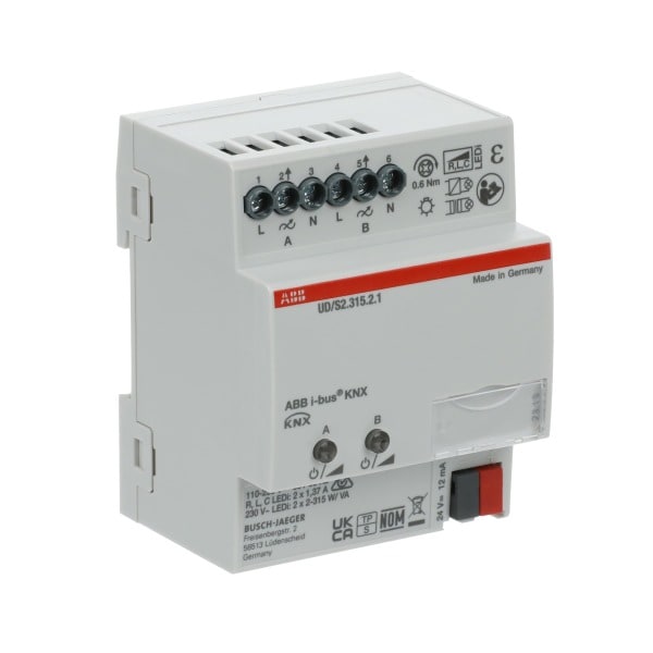 BUSCH-JAEGER - KNX LED-Dimmer 2x315 W/VA 1/2 fach