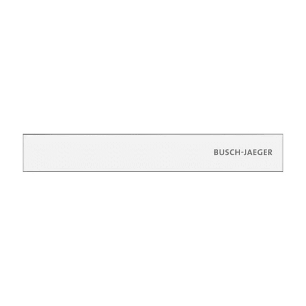 BUSCH-JAEGER - Abschlussleiste Gr 1/x weiß - Busch-Welcome IP