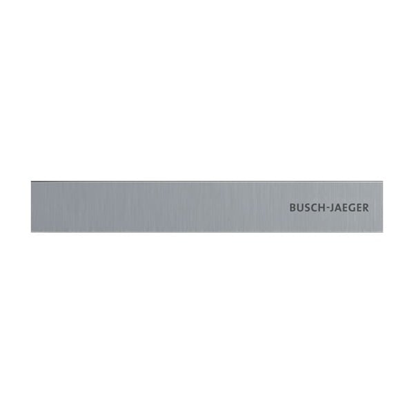 BUSCH-JAEGER - Abschlussleiste Gr 1/x edelstahl - Busch-Welcome IP