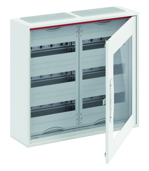 ABB - Kleinverteiler Aufputz 2FB 3-reihig transparente Tür ComfortLine