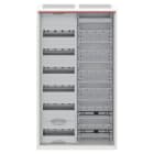 ABB - Kleinverteiler Aufputz 2FB 6-reihig WiFi-Tür mit Kunststoffeinsatz ComfortLine