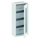 ABB - Kleinverteiler AP 1FB 4-reihig Reihenabstand 150mm transparente Tür ComfortLine
