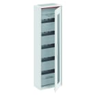 ABB - Kleinverteiler AP 1FB 6-reihig Reihenabstand 150mm transparente Tür ComfortLine