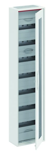 ABB - Kleinverteiler AP 1FB 8-reihig Reihenabstand 150mm transparente Tür ComfortLine