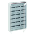 ABB - Kleinverteiler AP 3FB 7-reihig Reihenabstand 150mm transparente Tür ComfortLine