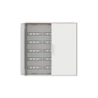 ABB - Kleinverteiler Aufputz 3FB 5-reihig mit Montageplatte ComfortLine