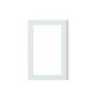 ABB - Transparente Tür links 2FB 5-reihig ComfortLine