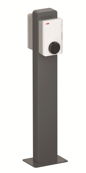 ABB - TAC pedestal back-to-back Free-standing metal pedestal for 2 Terra AC chargers
