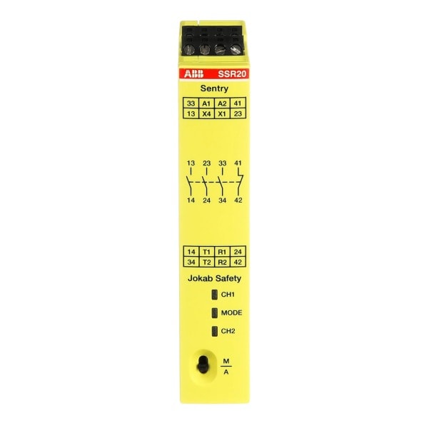 ABB - SENTRY SSR20 24VDC Sicherheitsrelay Relaisausgänge 3 NO + 1 NC