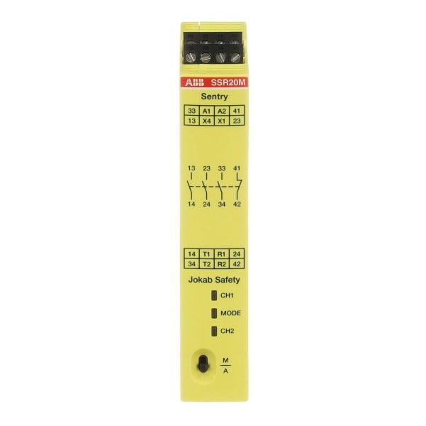 ABB - SENTRY SSR20M 85-265VAC/120-375VDC Relaisausgänge 3 NO + 1 NC