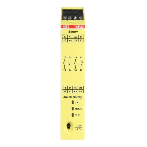 ABB - SENTRY TSR20 24VDC Sicherheitsrelay Relaisausgänge 3 NO + 1 NC