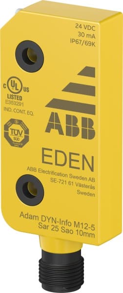 ABB - ADAM DYN-INFO Sicherheitssensor IP69K, M12-5 polig