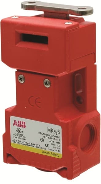 ABB - MKEY5 Sicherheitsschalter mit Standardbetätiger, 2NC + 1 NO