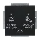BUSCH-JAEGER - Klingeltaster-Einsatz DND/MUR 230V Ausseneinheit LED anthrazit - Plattform 63