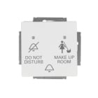 BUSCH-JAEGER - Klingeltaster-Einsatz DND/MUR 230V Ausseneinheit LED studioweiß - Plattform 63