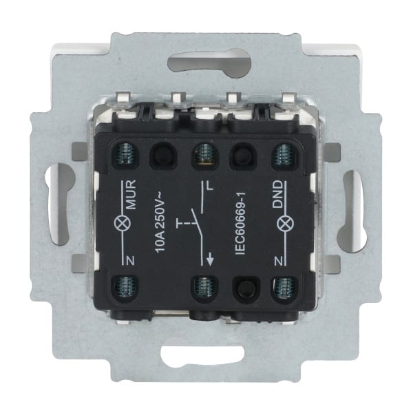 BUSCH-JAEGER - Klingeltaster-Einsatz DND/MUR 230V Ausseneinheit LED studiow matt - Plattform 63