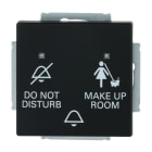 BUSCH-JAEGER - Klingeltaster-Einsatz DND/MUR 230V Ausseneinheit LED schwarz matt - Plattform 63
