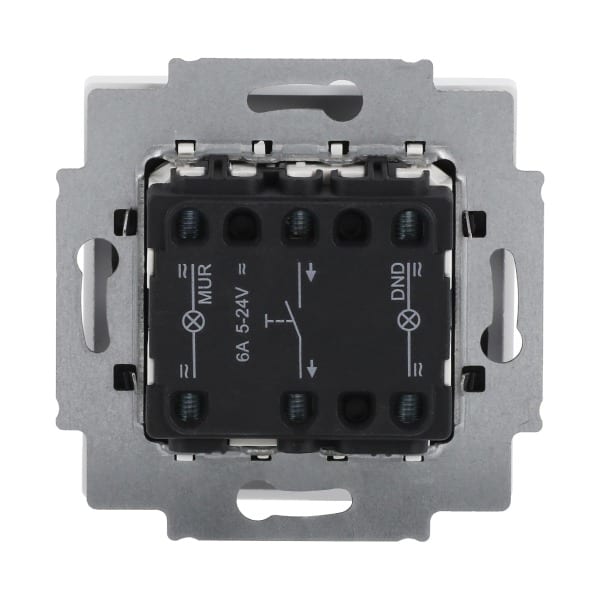 BUSCH-JAEGER - Klingeltaster-Einsatz DND/MUR 24V 6A Ausseneinheit LED studioweiß - Plattform 63